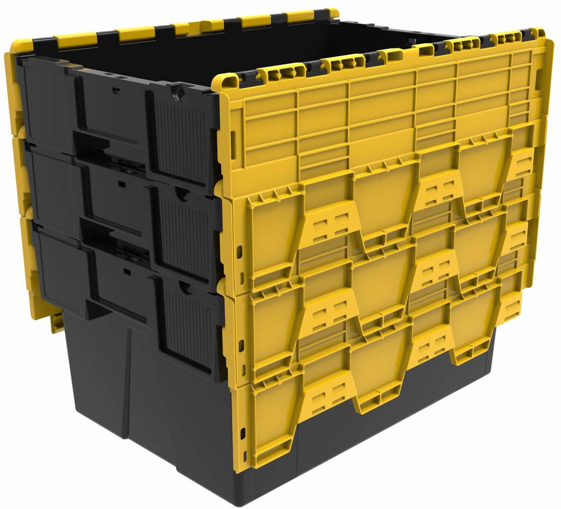 black tub yellow lid